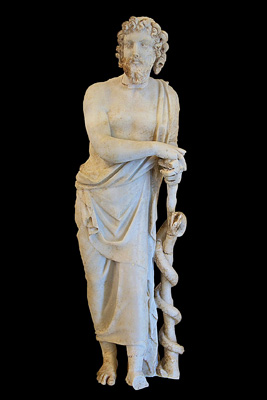 アスクレピオスの像